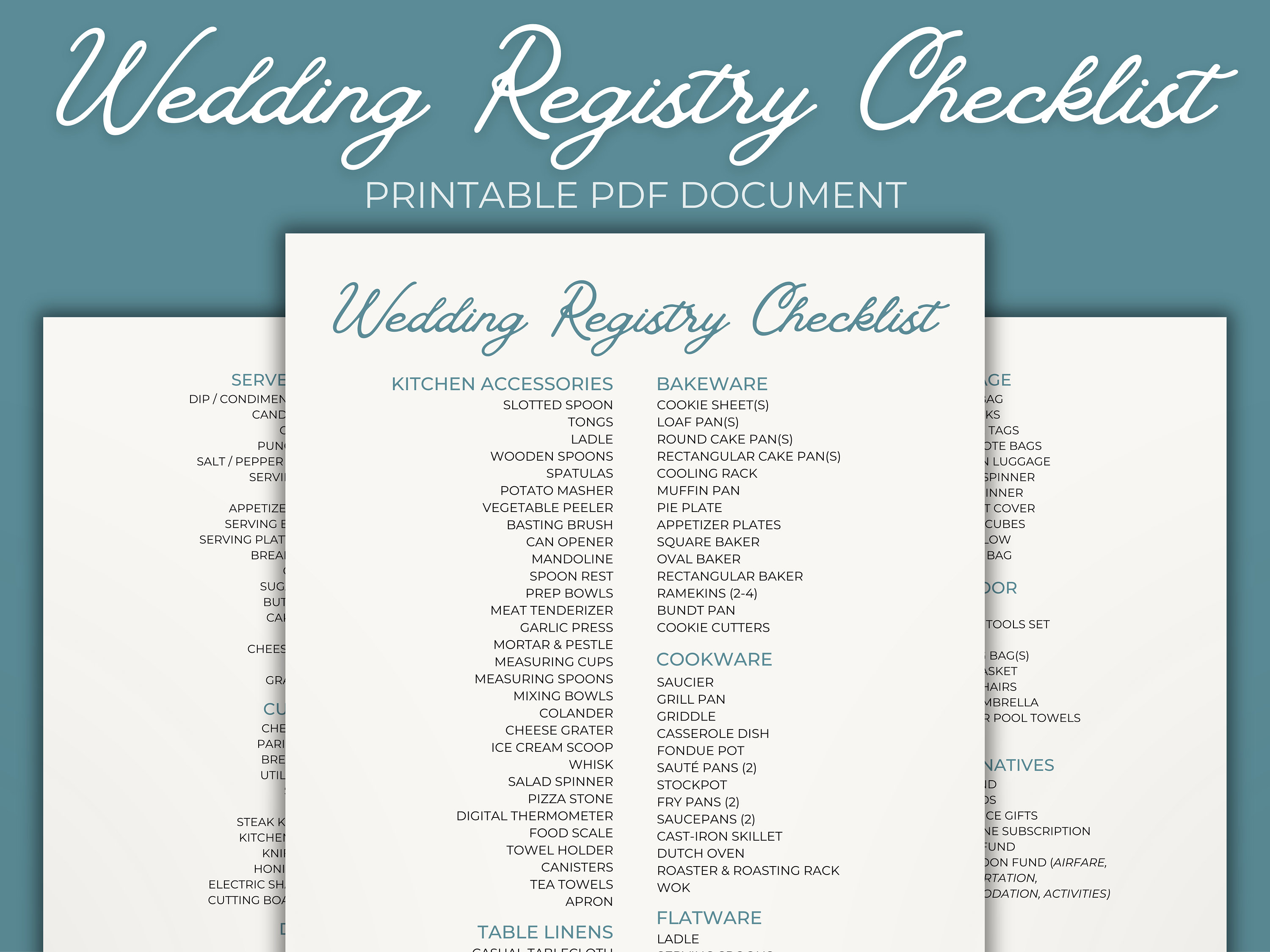 Must-Have Wedding Registry Ideas 2024 - Wedding Registry