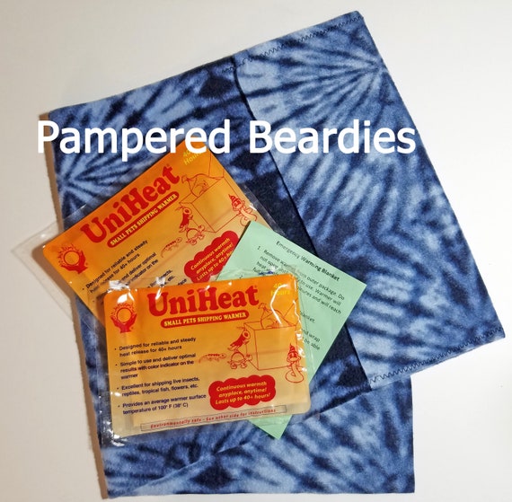 Emergency Warming Blanket For Bearded Dragons Snakes Small Etsy