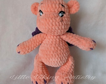 Baby Dragon Crocheted Plush