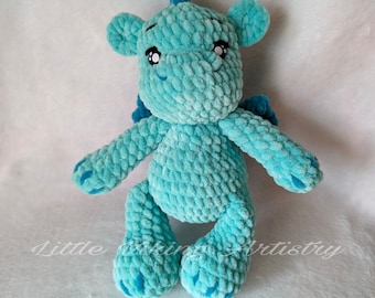 Baby Dragon Crocheted Plush
