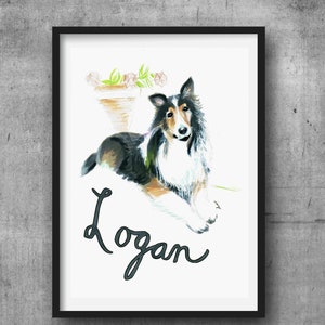 Personalized Pet Portrait Memorial-Custom-from Your Photo