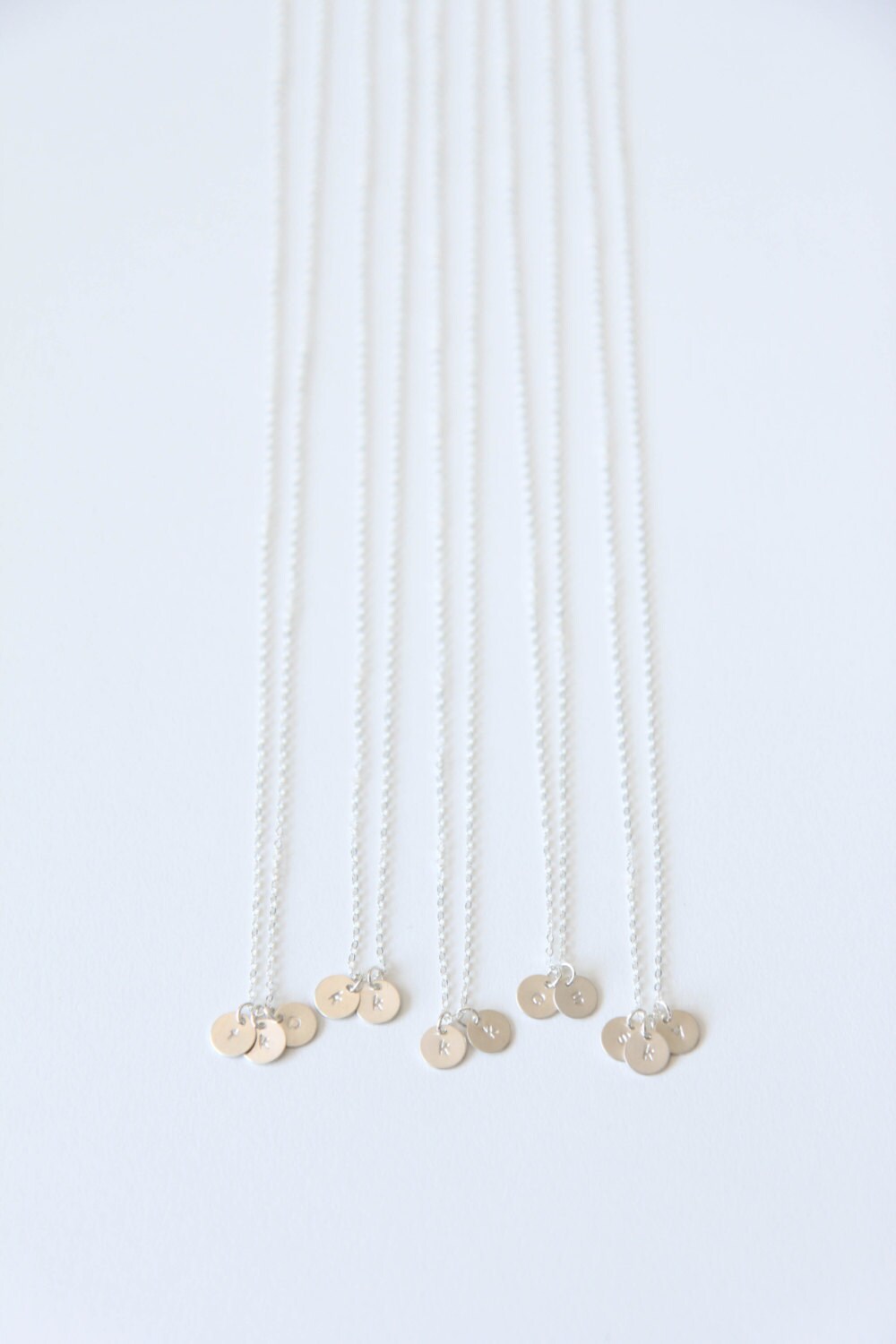 ANAGRAM DOUBLE CHARM NECKLACE