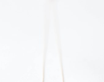 Silver Lining Necklace // Sterling silver bar necklace on 14k gold-filled chain