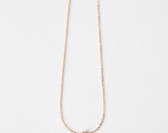 North Star Necklace // 14k gold filled necklace with single gold bead