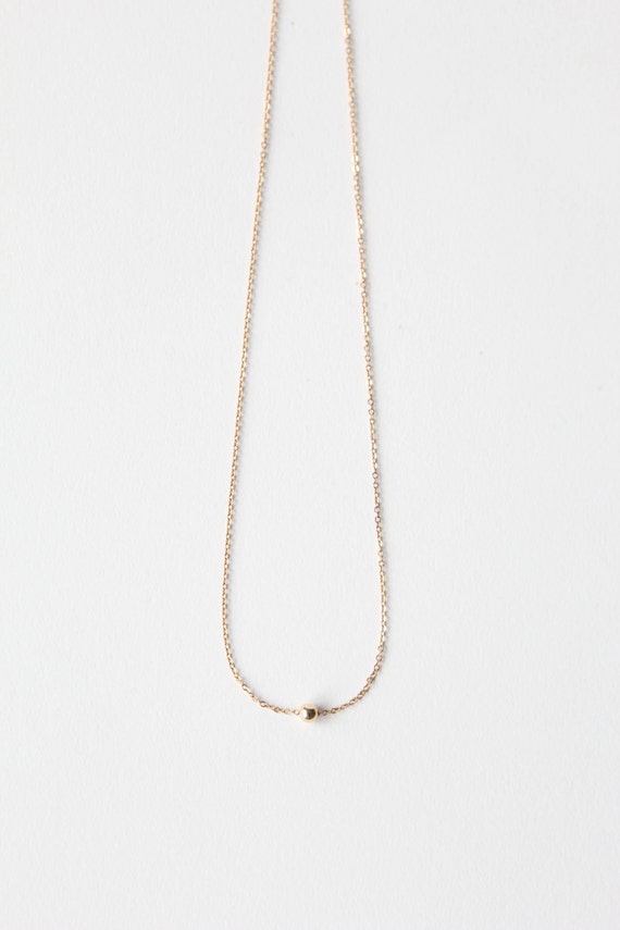 •NORTH STAR• labradorite + gold necklace (15.5