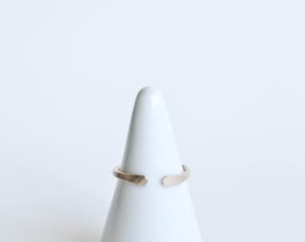 Crescent Ring // 14k gold filled open ring