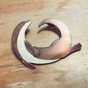 River Otter Necklace Sterling Silver