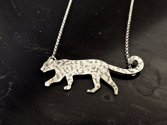 Snow leopard deals necklace