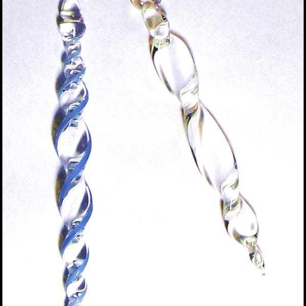 Lampwork Glass Icicle Pendant or Ornament Tutorial by Shawn Tucker - Boro, Borosilicate - Beginning Level Instructions