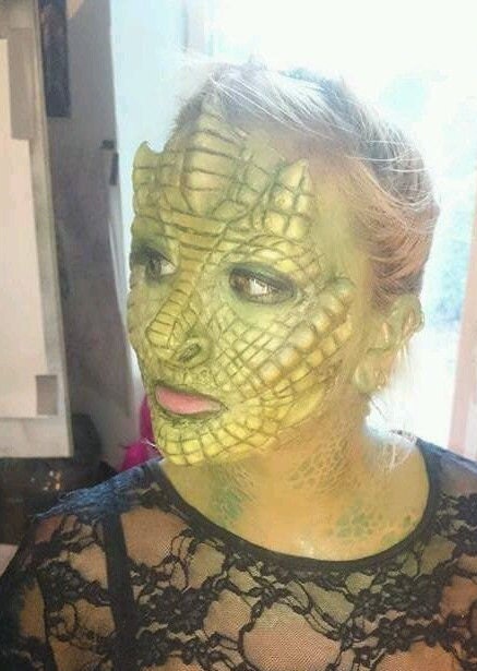 Reptile Silurian Style Dr Who Madame Vastra Latex Inspired | Etsy UK