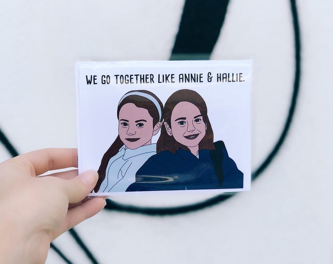 The Parent Trap Annie & Hallie Card