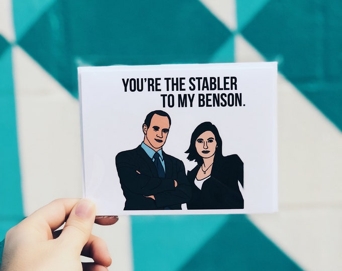 Law & Order SVU Stabler to my Benson Card