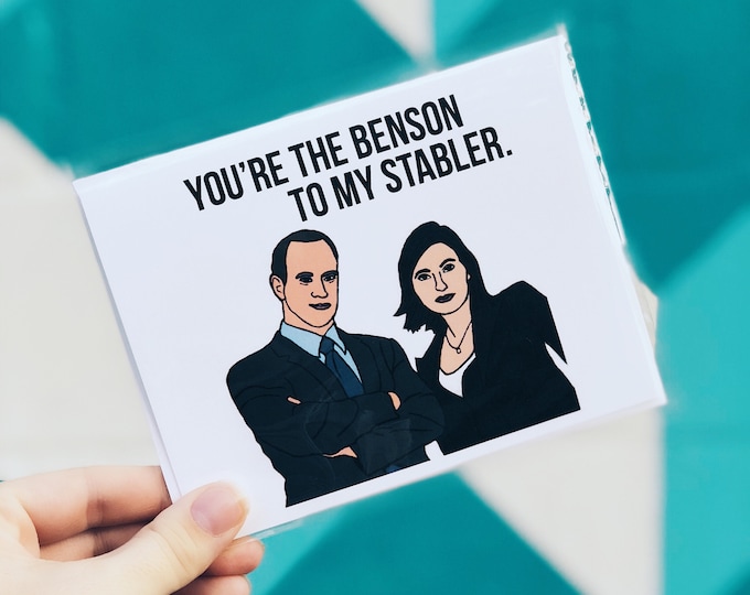 Law & Order SVU Benson to my Stabler Card