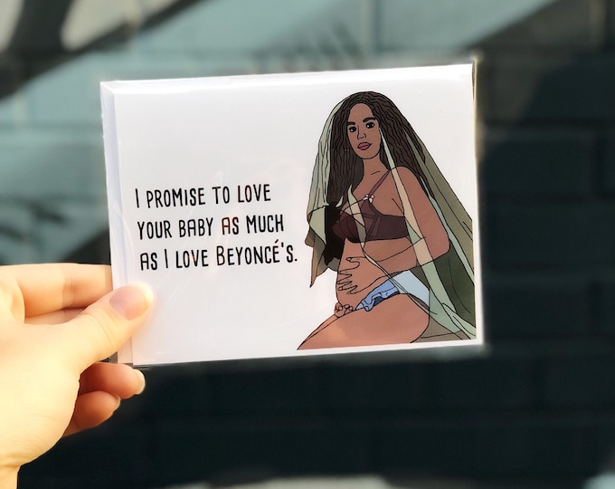 Bey Baby Shower Card