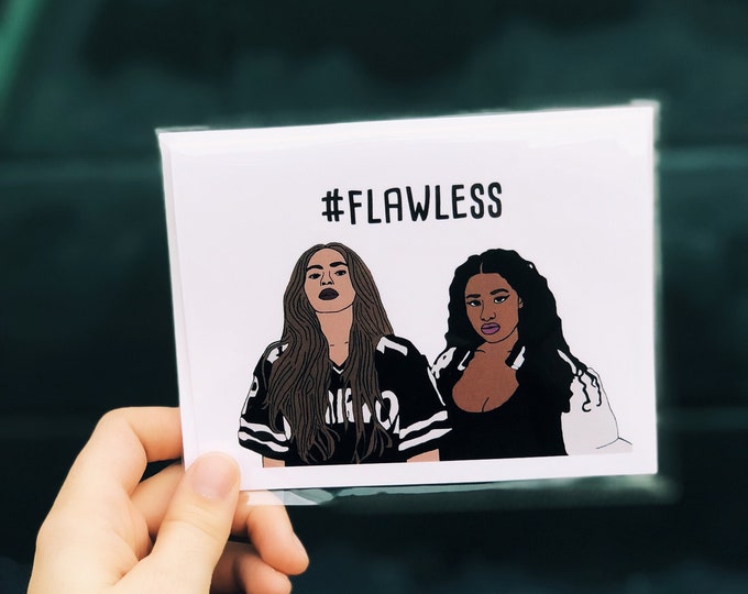 Flawless Beyonce x Nicki Card