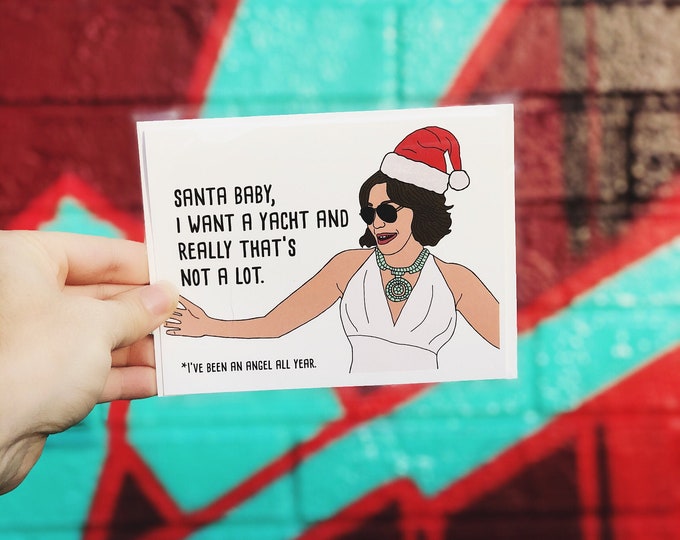 Countess Luann RHONY Christmas Card