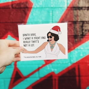 Gräfin Luann RHONY Weihnachtskarte