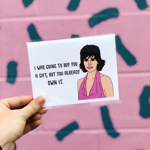 Lisa Rinna Real Housewives of Beverly Hills Birthday Card
