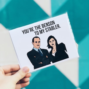 Law & Order SVU Benson to my Stabler Card