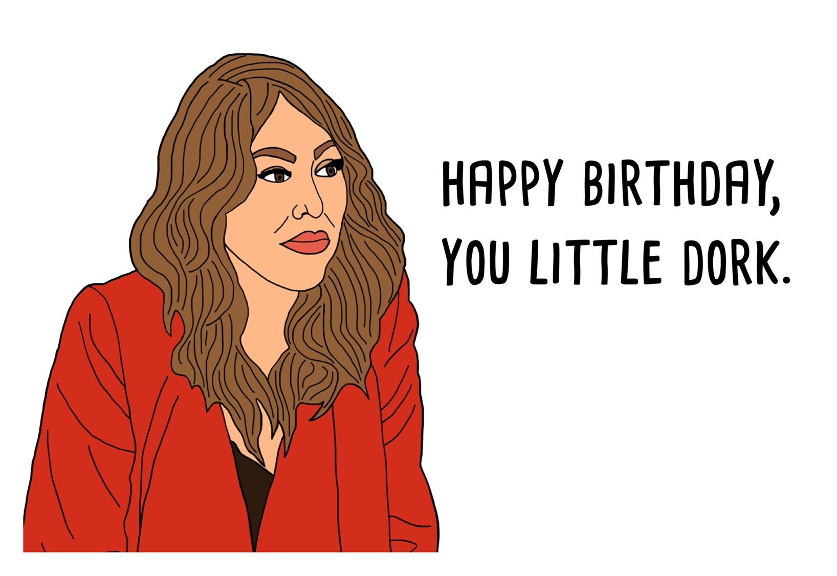 Kelly Dodd RHOC Birthday Card