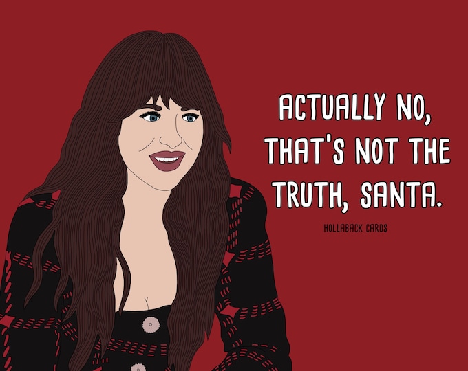 Dakota Johnson Christmas Card