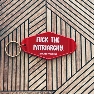 F*ck the Patriarchy-sleutelhanger