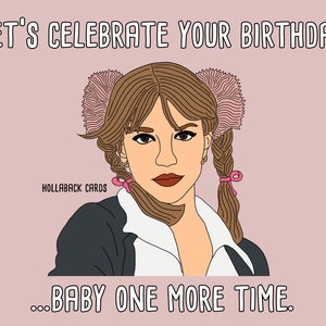 Britney Spears Birthday Card - Etsy
