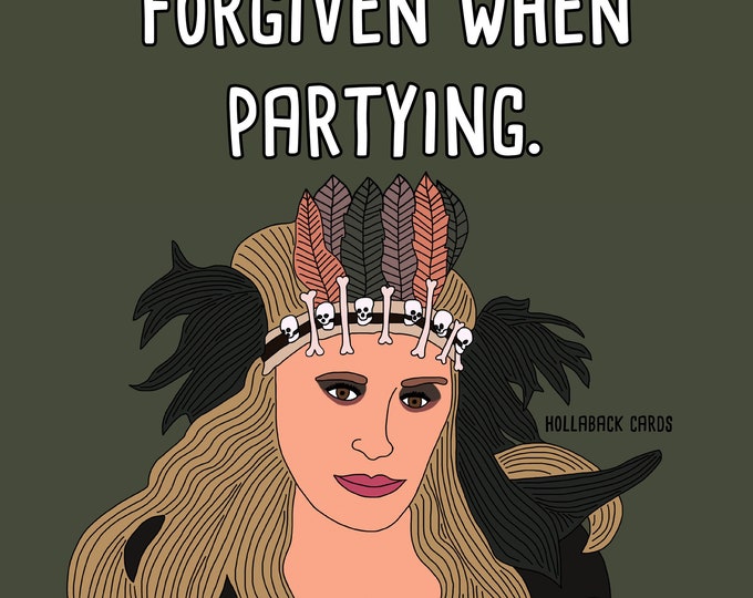 Halloween Sonja Morgan RHONY Card