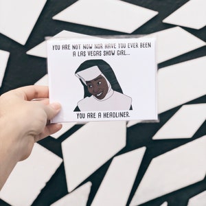 Carte de félicitations Sister Act 2