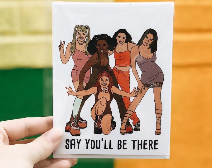 Spice Girls Valentine's Card