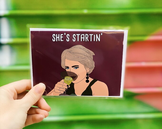 Dorinda RHONY She’s Starting Card