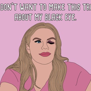 Heather Gay RHOSLC Black Eye Magnet