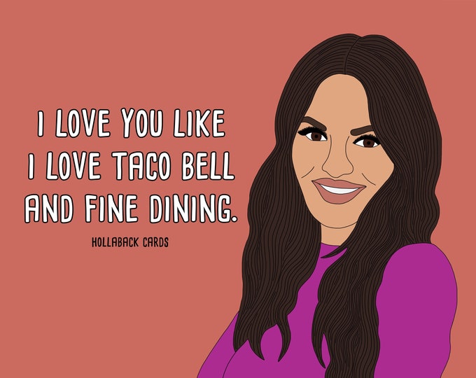 Lisa Barlow Taco Bell Card