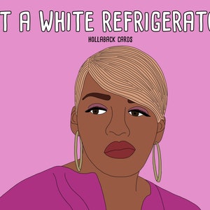 Nene Leakes White Refrigerator RHOA magent