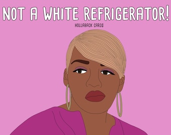 Nene Leaks Weißer Kühlschrank RHAO magent