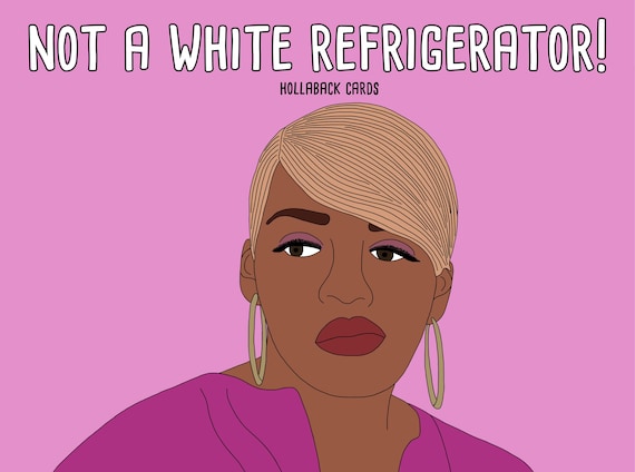 Nene Leakes White Refrigerator RHOA Magent - Etsy