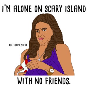 RHONY Scary Island Kaart