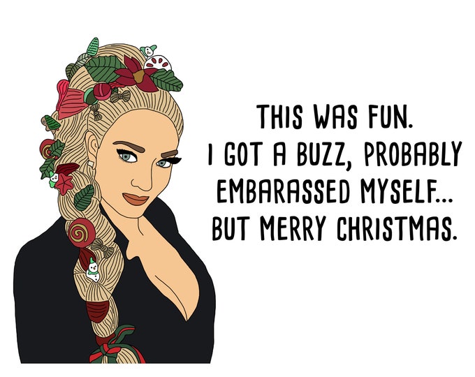 Erika Jayne RHOBH Christmas Card