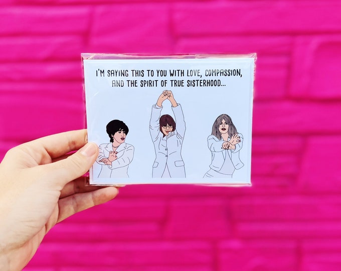 First Wives Club Blank Card