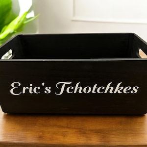 Personalized Wood Centerpiece Box: Rustic Farmhouse Decor