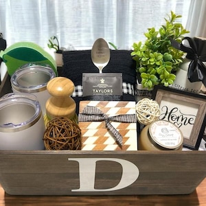 House Warming Gift Basket - Personalized Housewarming Gift Basket - New Home Gift Package - Real Estate Closing Gift - New Home Gift Set