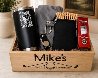 Personalized Golf Gift Set | Retirement Gift for Him | Golf Gifts for Men