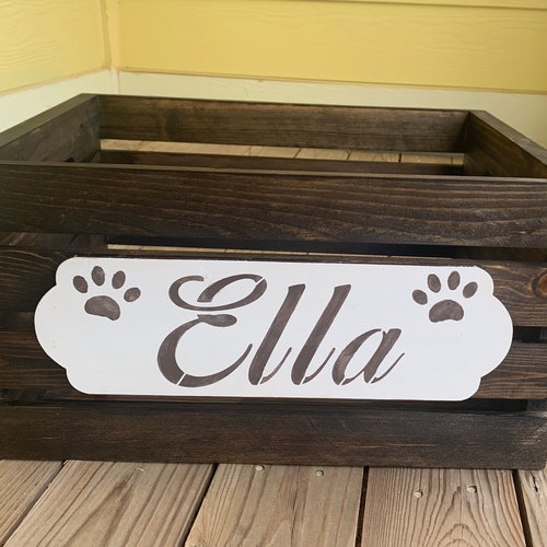 Personalized Toy Box for Your Dog Etsy