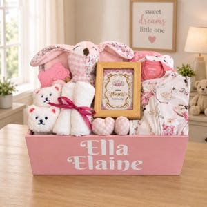 Ultimate Baby Girl Gift Box – Personalized Newborn Gift