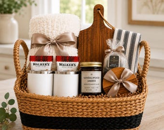 Luxury Housewarming Gift Basket | Realtor Closing Gift | Wedding Gift