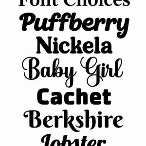 Coffret cadeau bébé fille : boîte en bois personnalisée solide avec nom peint à la main, remplie d'articles de qualité pour bébé image 18
