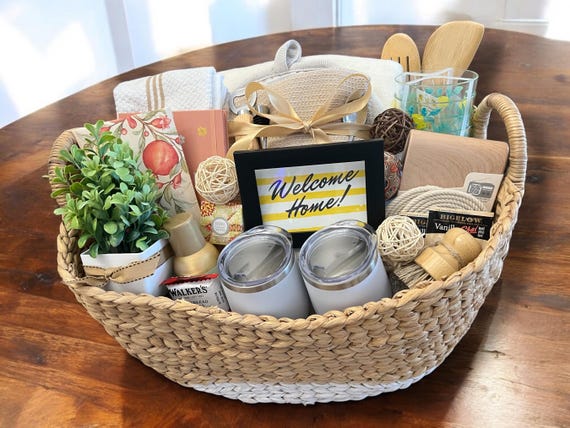 Home Gift Hamper Ideas New House Basket Housewarming Gifts For Men