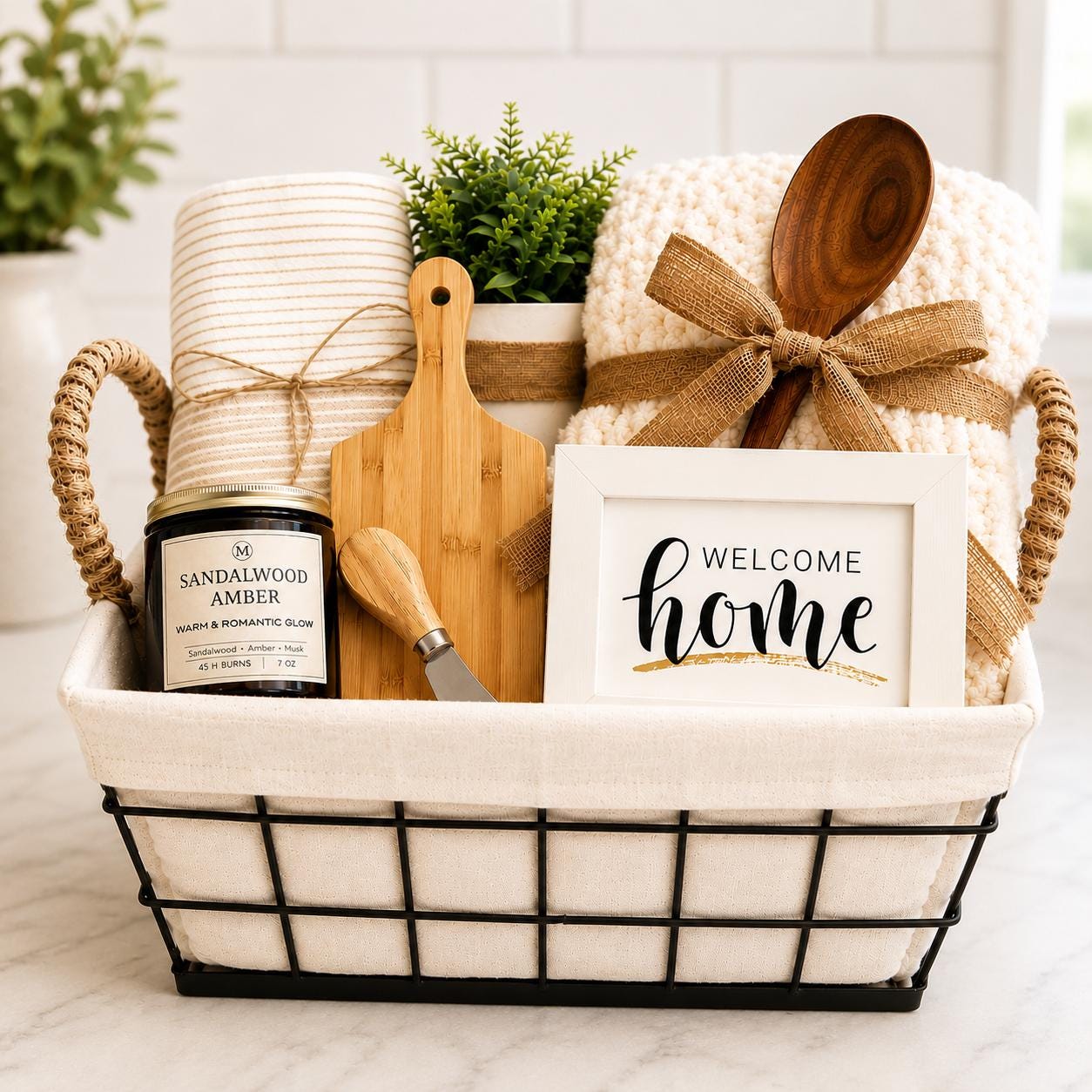 New Home Gift Basket | Housewarming Gift for Couple | Realtor