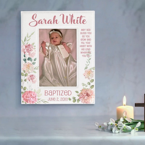 Baptism Frame Etsy