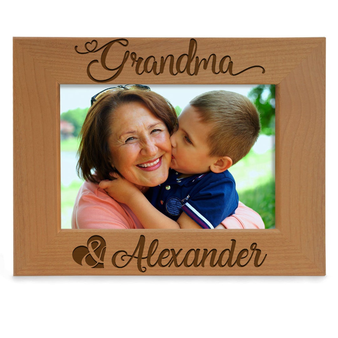 PERSONALIZED Grandma & Me Picture Frame. Best Grandma Ever, Mother's